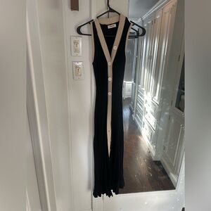 Black maxi dress